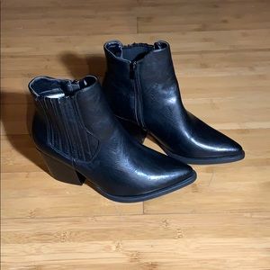 Black Heeled Booties